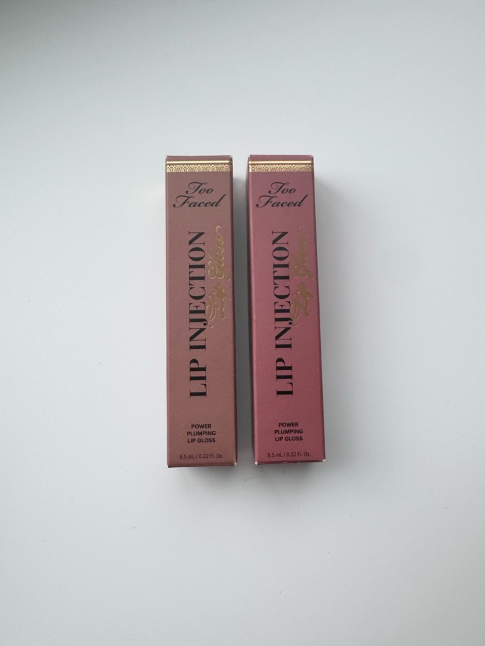 Brand New Too Faced Power lip injection plumping gloss set of 2 bundle